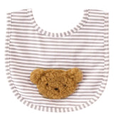 Alimrose -Sherpa Bear Bib Caramel