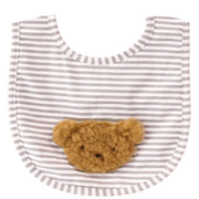 Alimrose -Sherpa Bear Bib Caramel