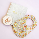 Ruffle Edge Bib Sweet Marigold