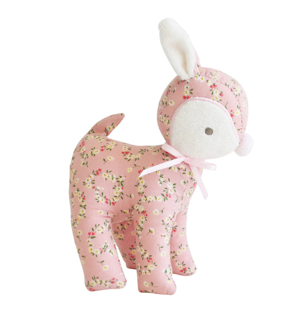Baby Deer Rattle  Posy Heart