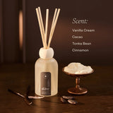 reed diffuser - vanilla cream and tonka bean
