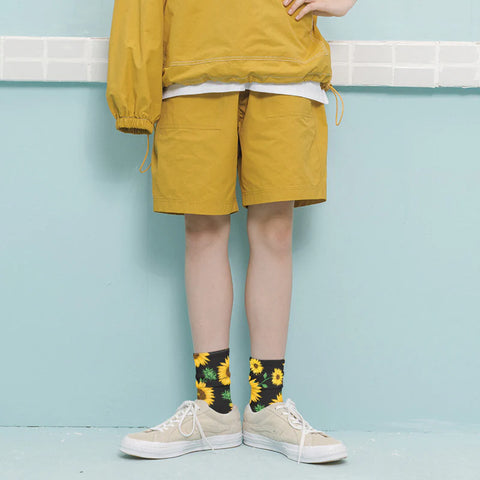 Red Fox Socks-Sunflower Bloom