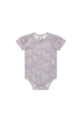 Jamie Kay- Organic Cotton Cap Sleeve Bodysuit - April Lilac