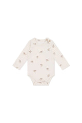 Jamie Kay- Organic Cotton Fernley Bodysuit - Sasha Puppy Tofu