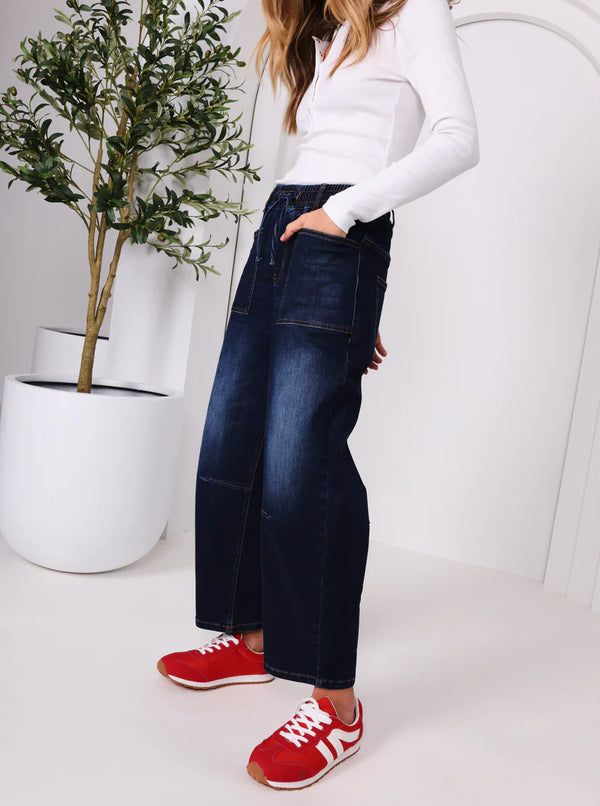Leo Barrel Jeans Ink