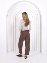 Leo Barrel Jeans Chocolate