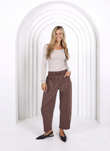 Leo Barrel Jeans Chocolate