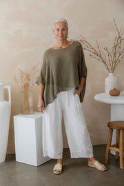 The Italian Cartel-Paneta Pant White