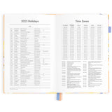 Fox & Fallow-2025 A5 Vertical Planner - Botanika Peach