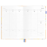 Fox & Fallow-2025 A5 Vertical Planner - Botanika Peach