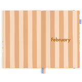 Fox & Fallow-2025 A5 Vertical Planner - Botanika Peach