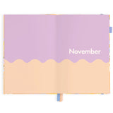 Fox & Fallow-2025 A5 Vertical Planner - Botanika Peach