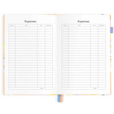 Fox & Fallow-2025 A5 Vertical Planner - Botanika Peach