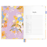 Fox & Fallow-2025 A5 Vertical Planner - Botanika Peach