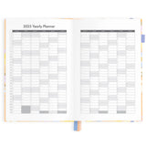 Fox & Fallow-2025 A5 Vertical Planner - Botanika Peach