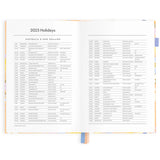 Fox & Fallow-2025 A5 Vertical Planner - Botanika Peach