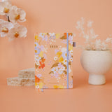 Fox & Fallow-2025 A5 Vertical Planner - Botanika Peach