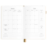 Fox & Fallow-2025 A5 Horizontal Planner - Creme