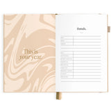 Fox & Fallow-2025 A5 Horizontal Planner - Taupe