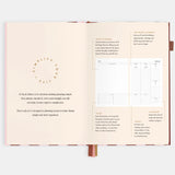 2026 A5 Vertical Planner - Burgundy Stripe