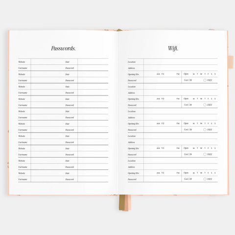 2026 A5 Vertical Planner - Wild Ruscus