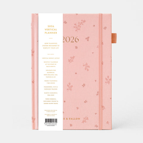 2026 A5 Vertical Planner - Wild Ruscus