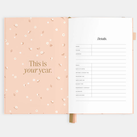 2026 A5 Vertical Planner - Wild Ruscus