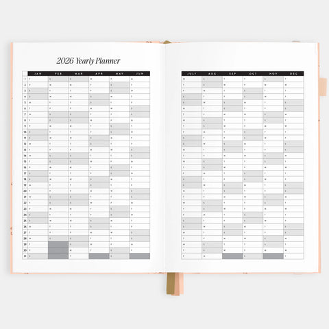 2026 A5 Vertical Planner - Wild Ruscus