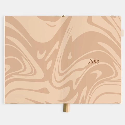 2026 A5 Vertical Planner - Creme