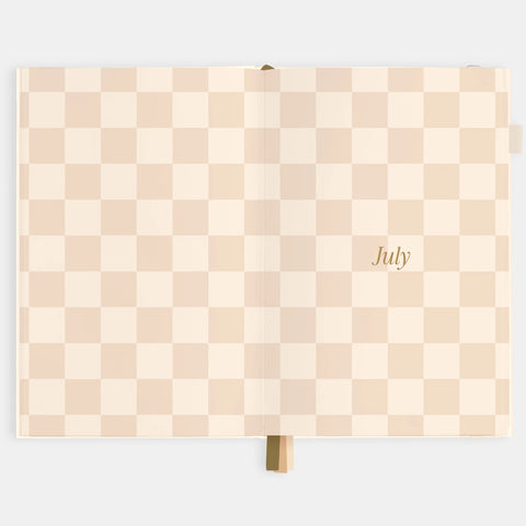 2026 A5 Vertical Planner - Creme