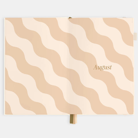2026 A5 Vertical Planner - Creme