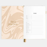 2026 A5 Vertical Planner - Creme