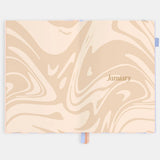 2026 A5 Academic Vertical Planner - Powder Stripe
