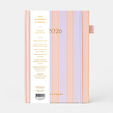 2026 A5 Academic Vertical Planner - Powder Stripe
