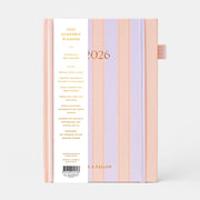 2026 A5 Academic Vertical Planner - Powder Stripe