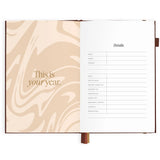 2027 A5 Vertical Planner - Chocolate