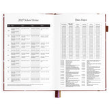 2027 A5 Vertical Planner - Cherry Wisteria