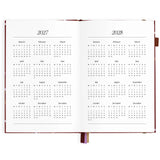 2027 A5 Vertical Planner - Cherry Wisteria