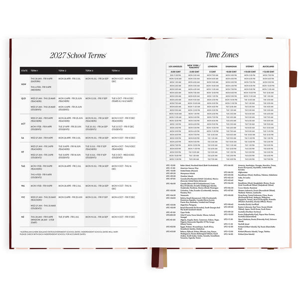 2027 A5 Vertical Planner - Sorrento