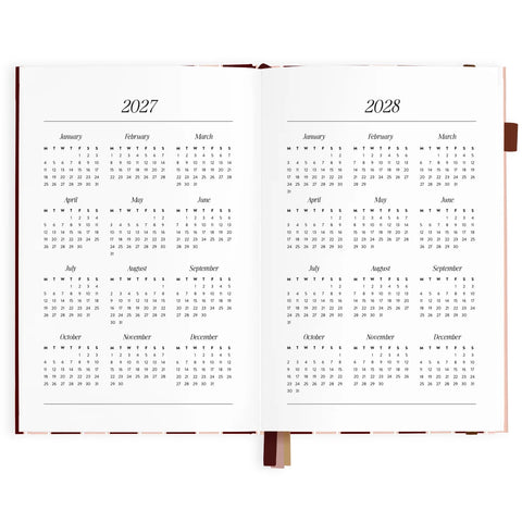 2027 A5 Vertical Planner - Sorrento