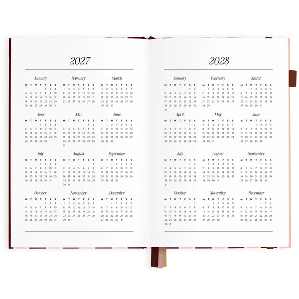 2027 A5 Vertical Planner - Sorrento