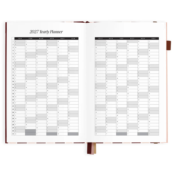 2027 A5 Vertical Planner - Sorrento