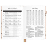 2027 A5 Vertical Planner - Amalfi Latte