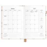 2027 A5 Vertical Planner - Amalfi Latte