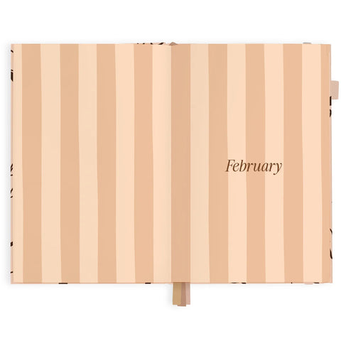 2027 A5 Vertical Planner - Amalfi Latte