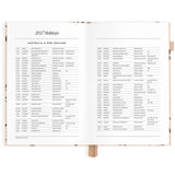 2027 A5 Vertical Planner - Amalfi Latte
