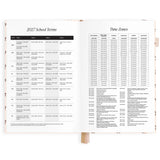 2027 A5 Vertical Planner - French Bows