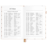 2027 A5 Vertical Planner - French Bows