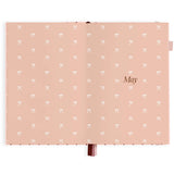 2027 A5 Horizontal Planner - Rosé Pinstripe
