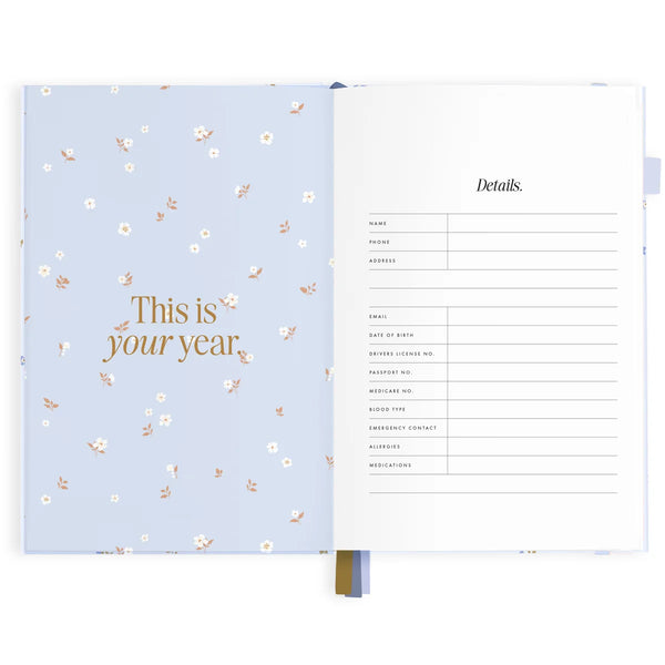 2027 A5 Horizontal Planner - Cornflower